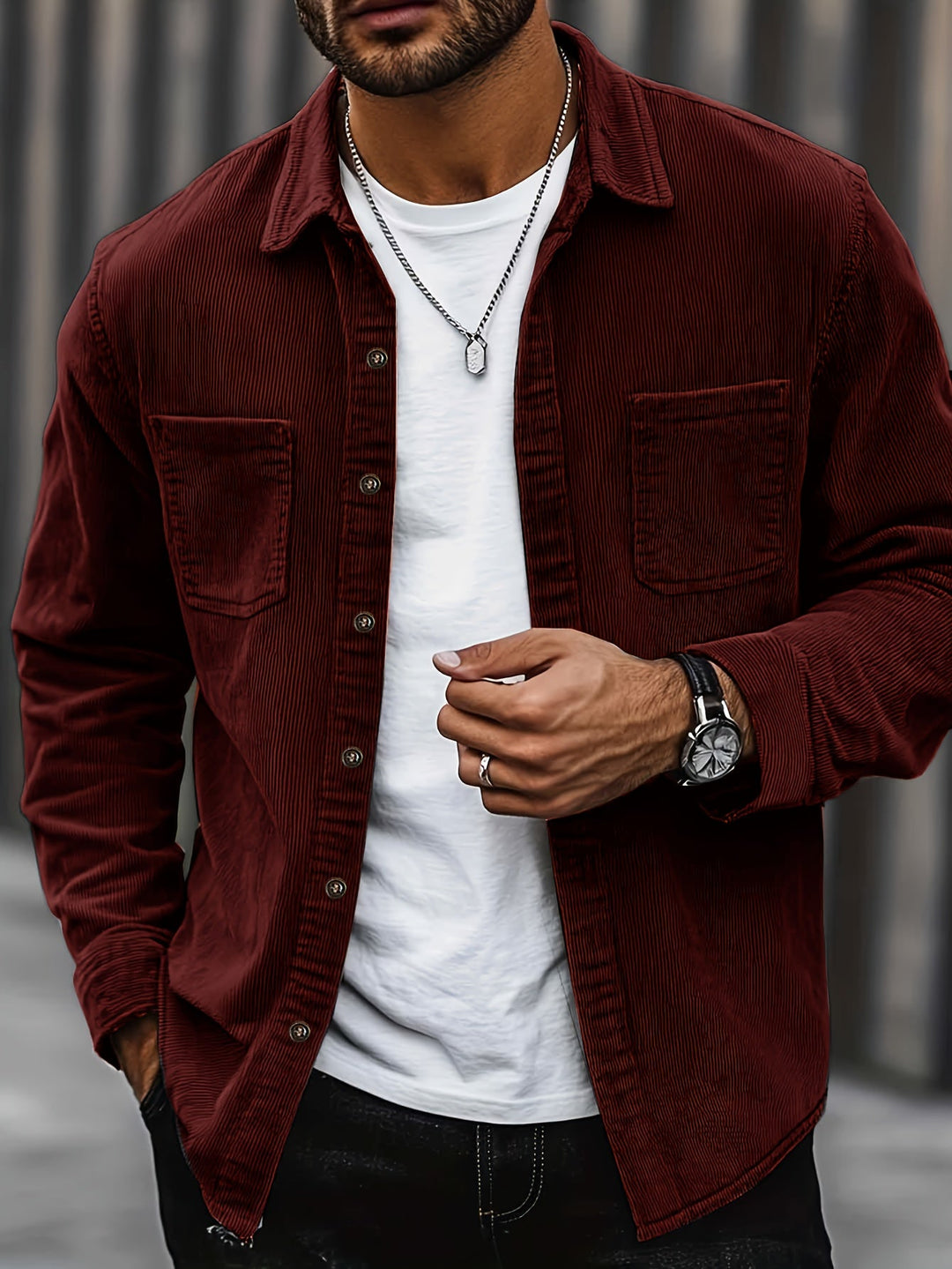 Men's Corduroy Overshirt