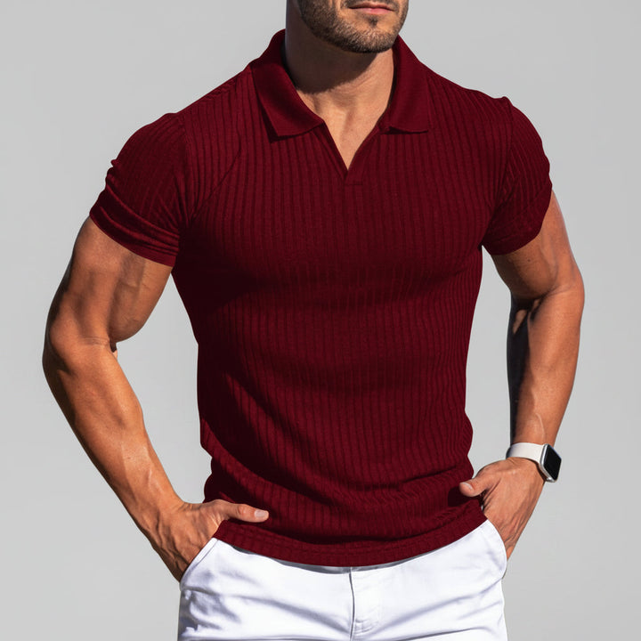 STRUCTURED POLO SHIRT FOR MEN