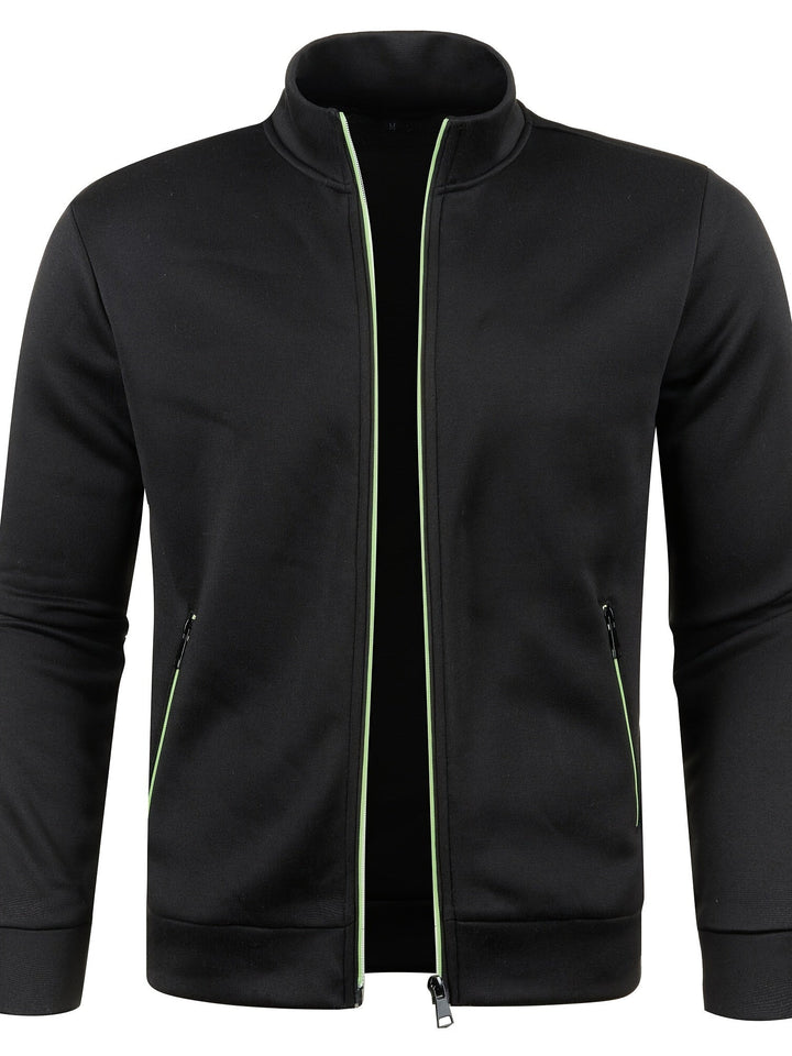 HIGH-NECK ZIP JACKET FOR MEN