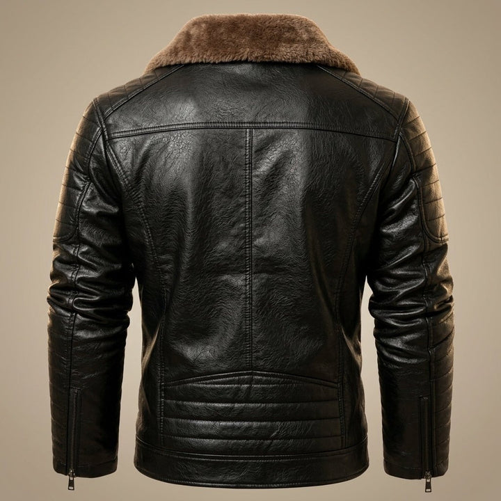 Niccolo Fur Leather Jacket