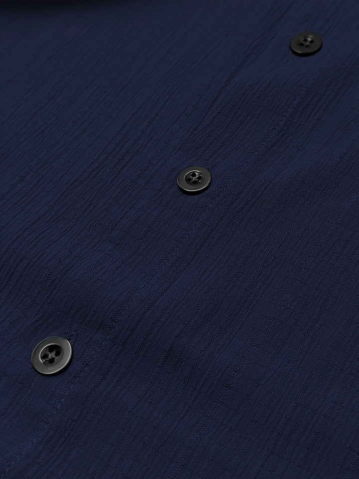 SOLID WOVEN SHIRT FOR MEN