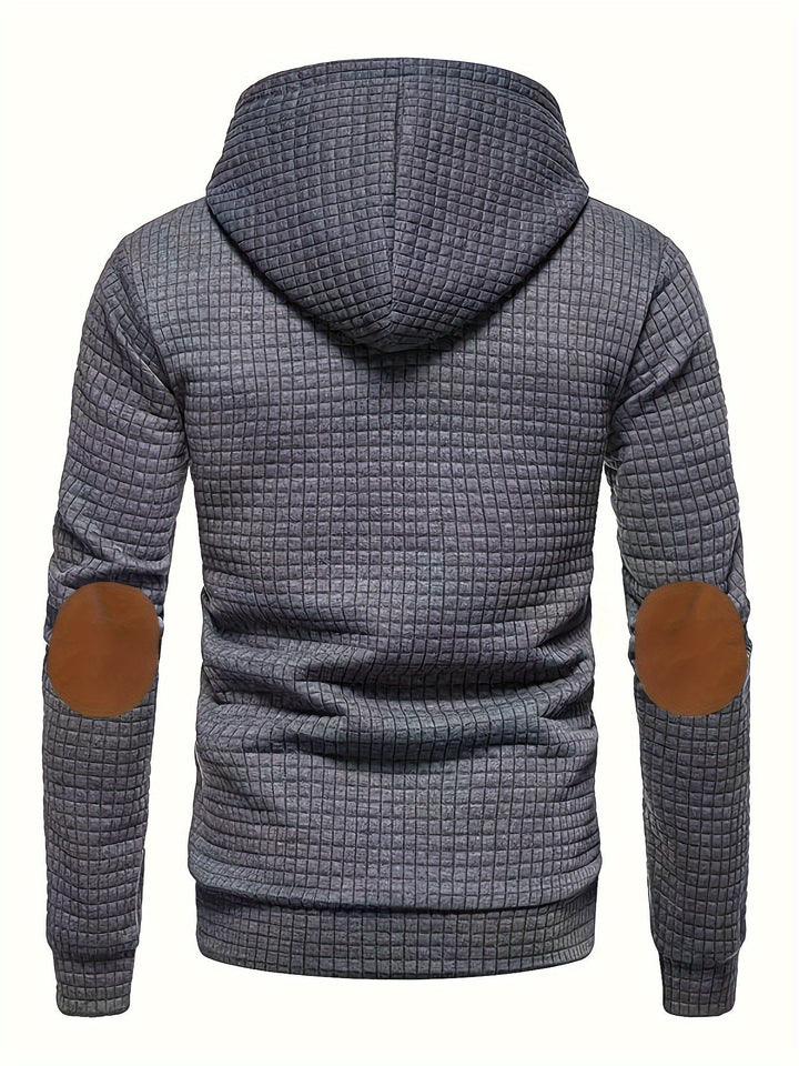 Men's Checkered Hooded Sweatshirt