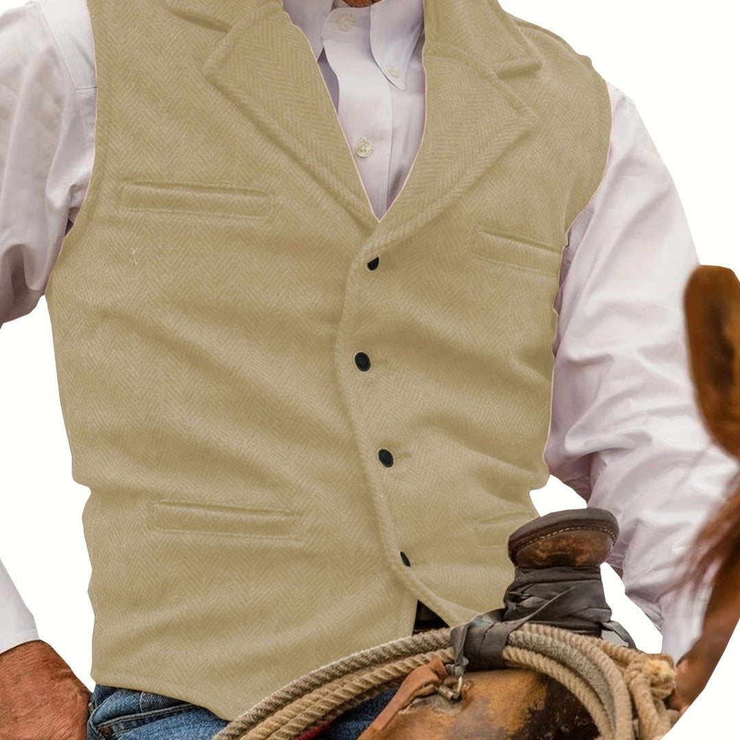 Men's Vintage Wool Blend Vest