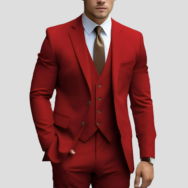 Men's Slim Fit Three-Piece Suit