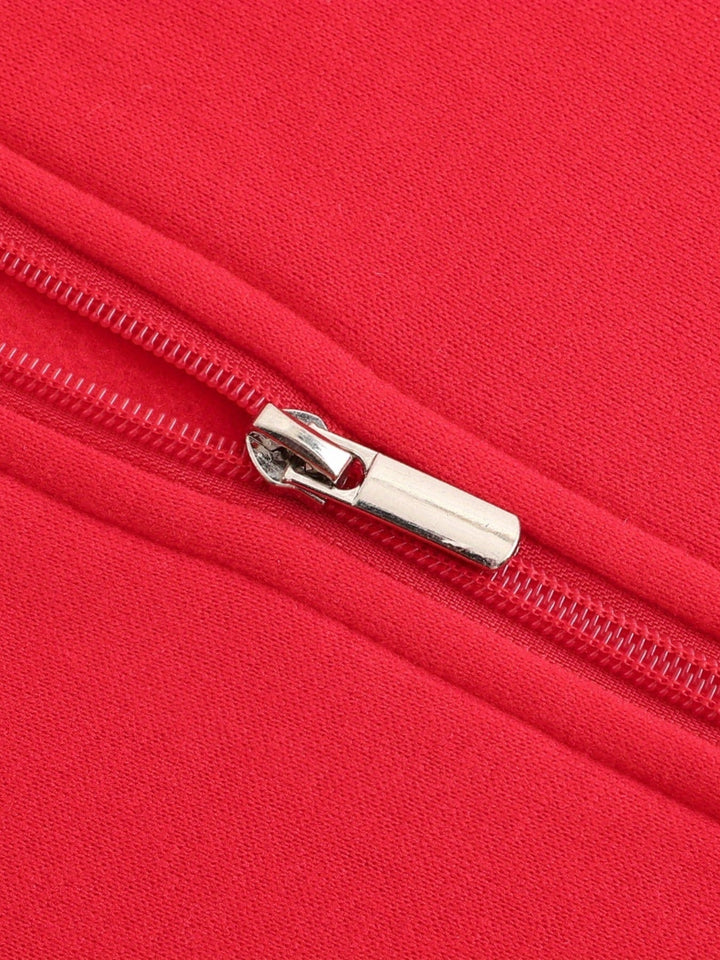 HIGH NECK ZIP HOODIE FOR MEN
