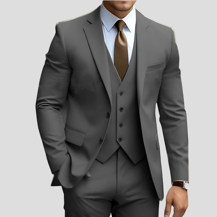 Men's Slim Fit Three-Piece Suit