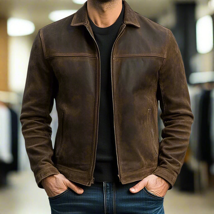Men's Refined Zippered Jacket