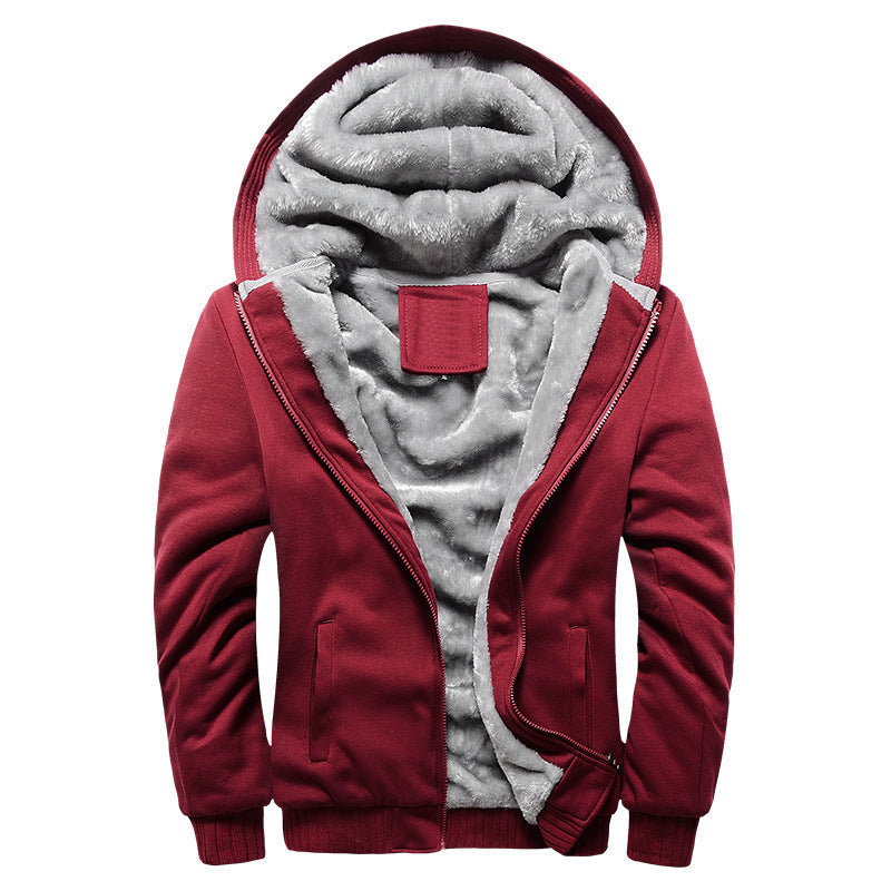Men's Fleece Hooded Jacket