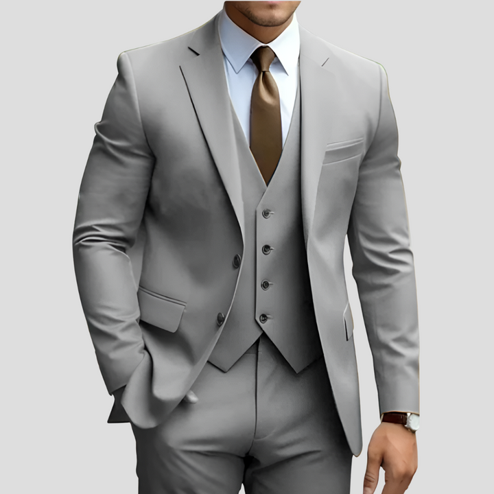 Men's Slim Fit Three-Piece Suit