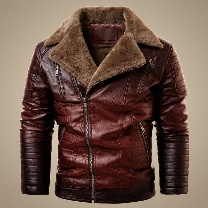 Niccolo Fur Leather Jacket