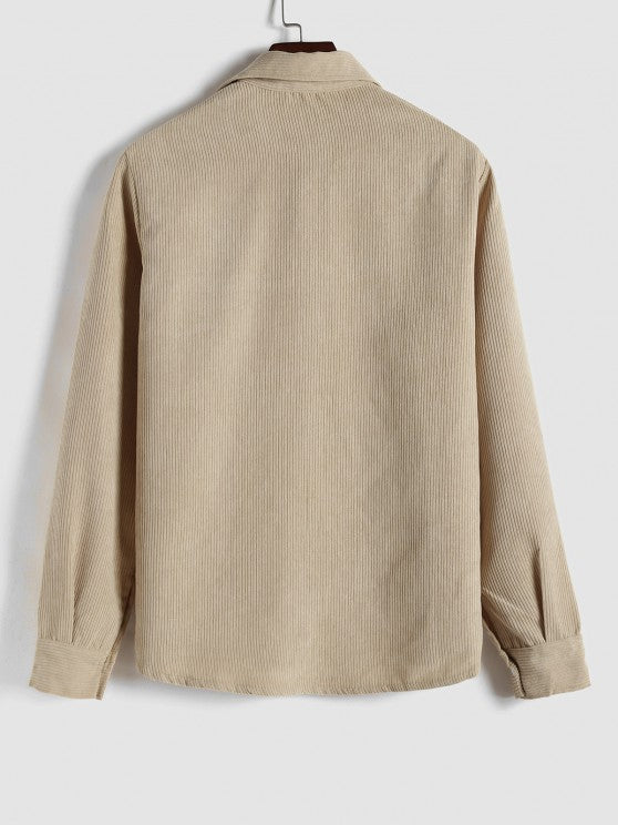 Men's Long Sleeve Button-Up Shirt