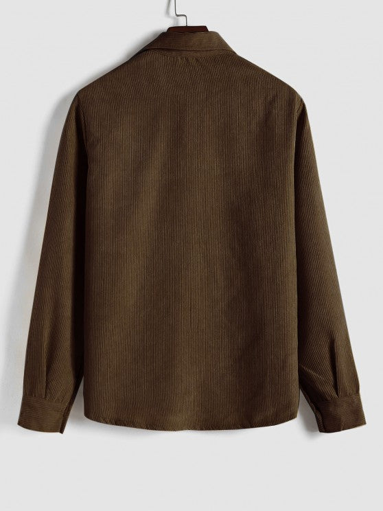 Men's Long Sleeve Button-Up Shirt
