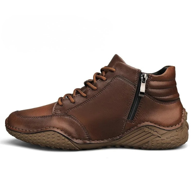 RUGGED LEATHER BOOTS FOR MEN