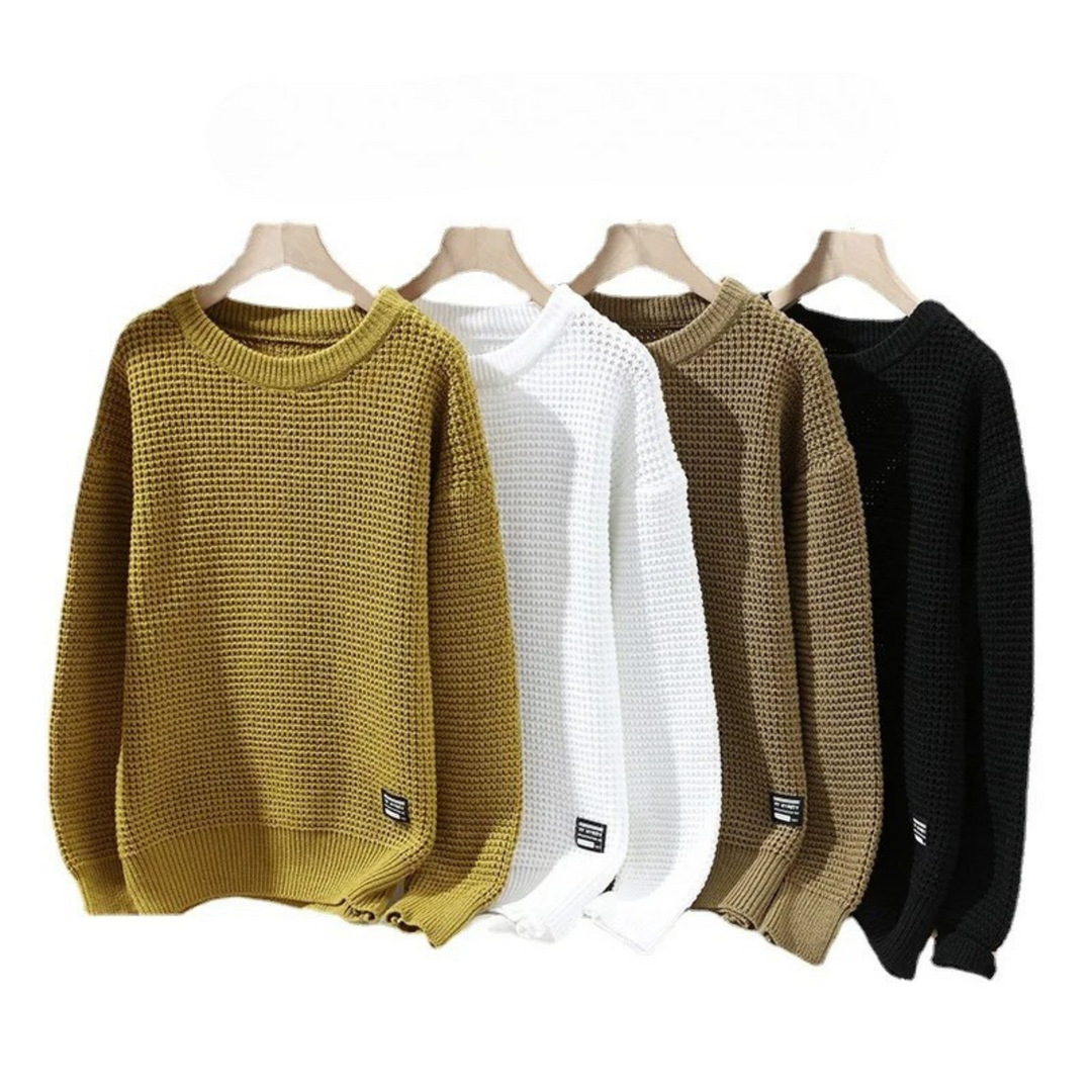 Men's Textured Knit PUllover