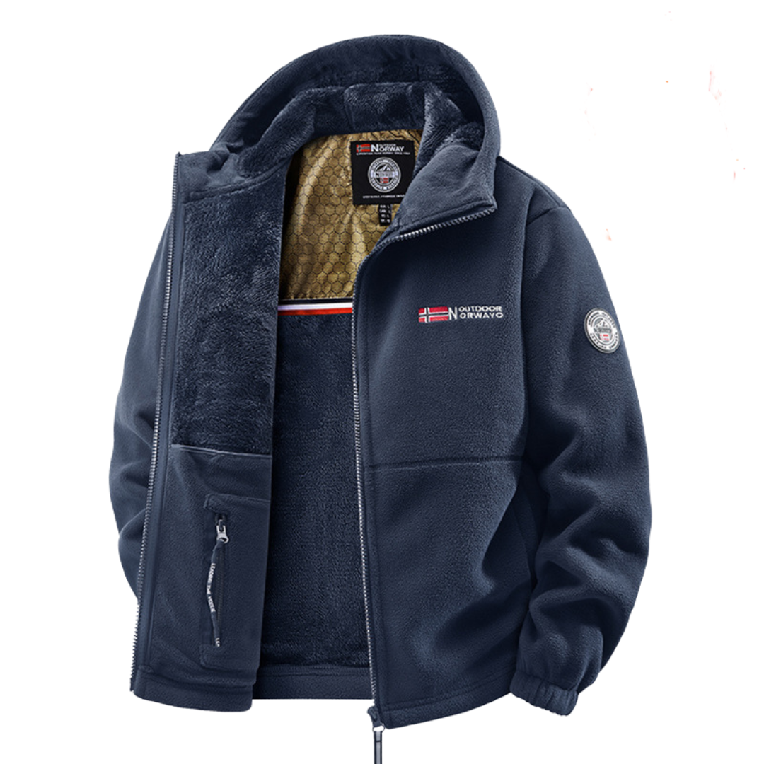 FLEECE LINED WINTER JACKET FOR MEN