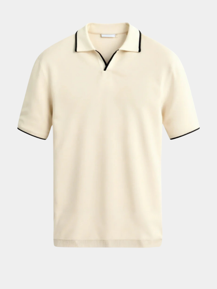 CUSTOM POLO IN PIQUÉ WITH CONTRASTING DETAILS
