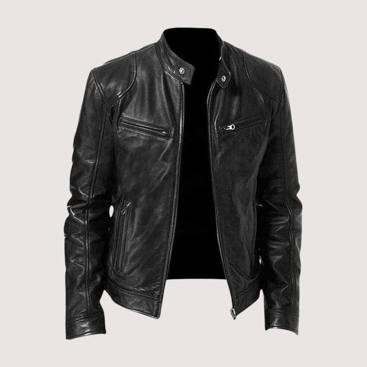ELEGANT LEATHER JACKET FOR MEN