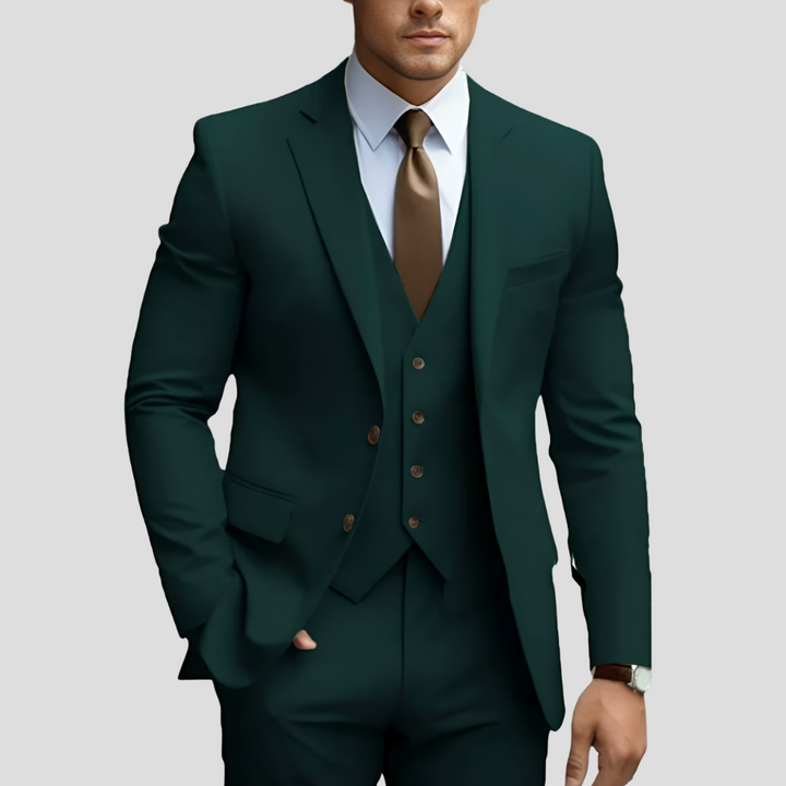 Men's Slim Fit Three-Piece Suit