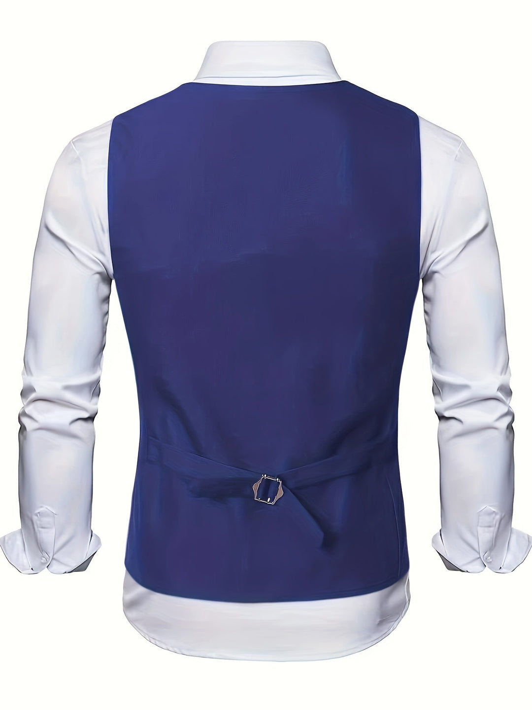 Men's Collarless Polyester Vest