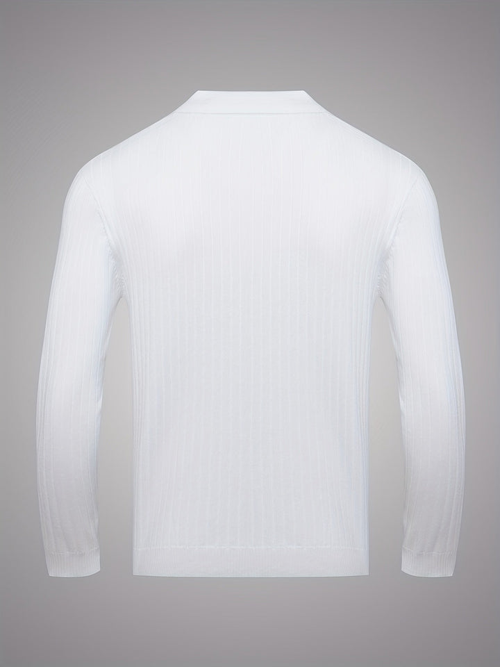 Chase | Refined Collared V-Neck Sweater