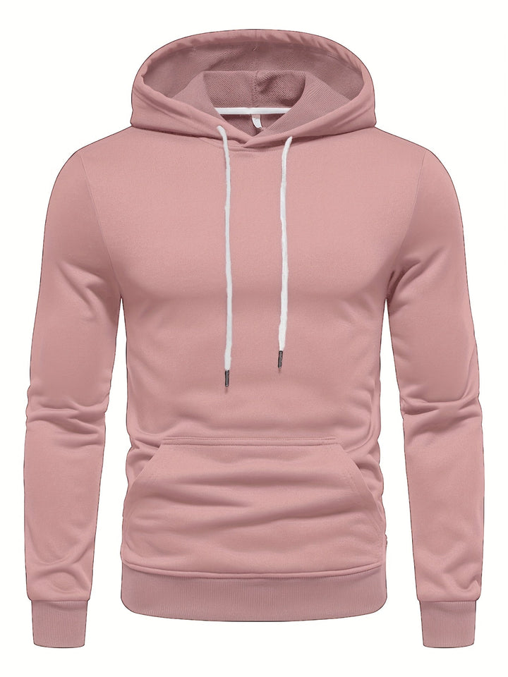 DRAWSTRING KNIT HOODIE FOR MEN
