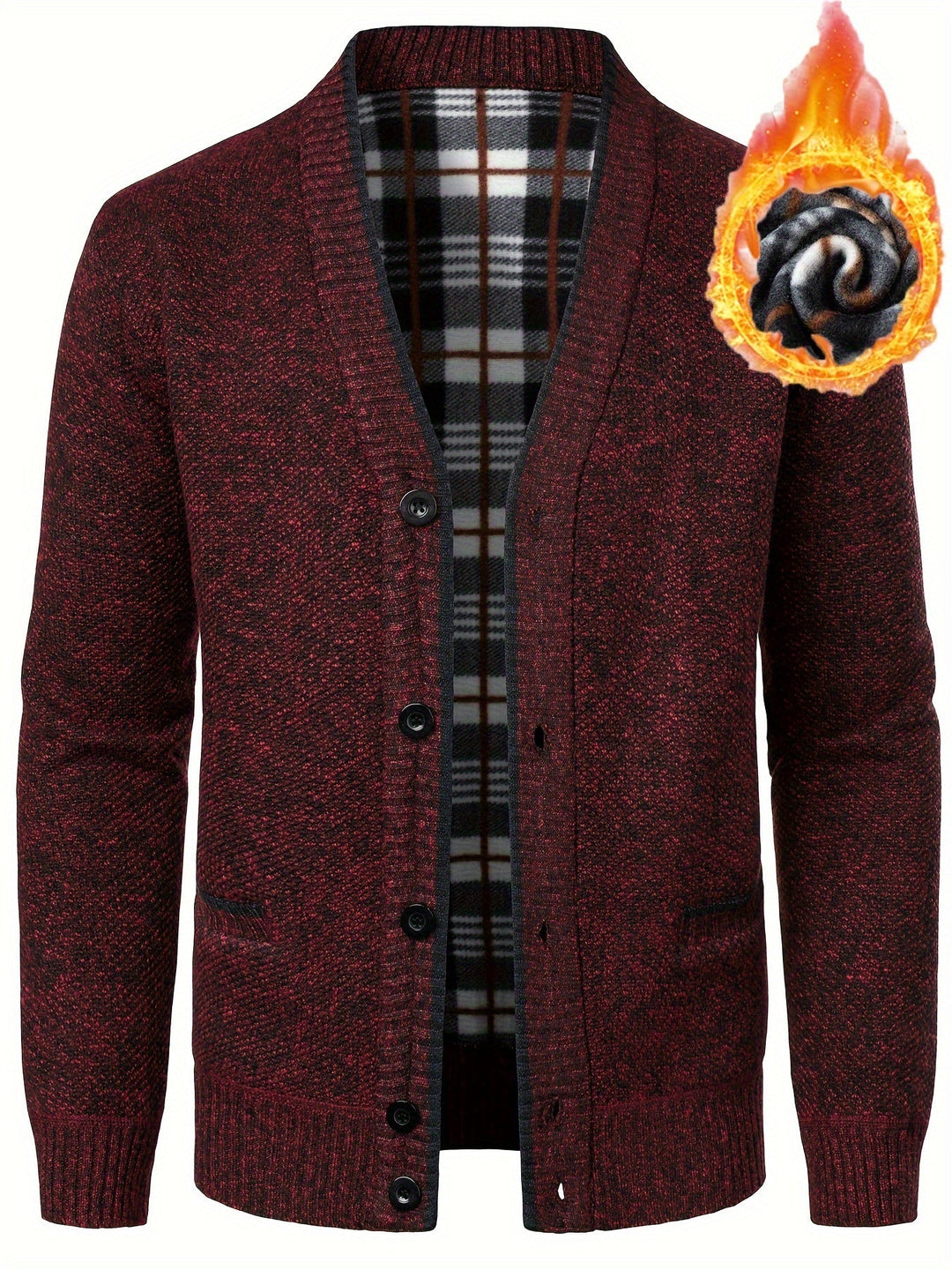 Men's Fleece Knit Cardigan