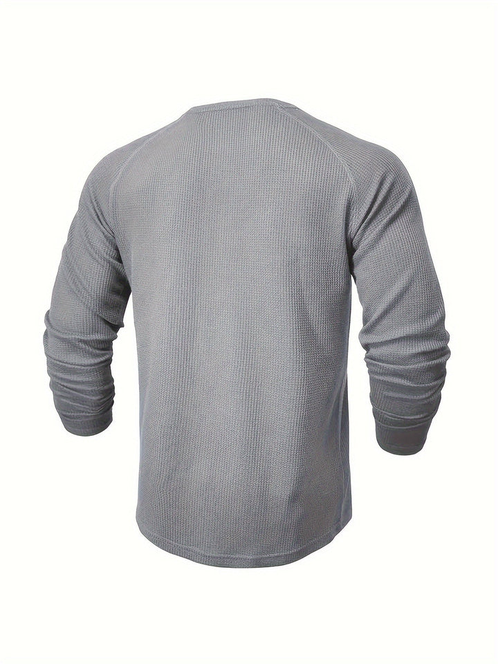 Men's Crew Neck Knit Shirt