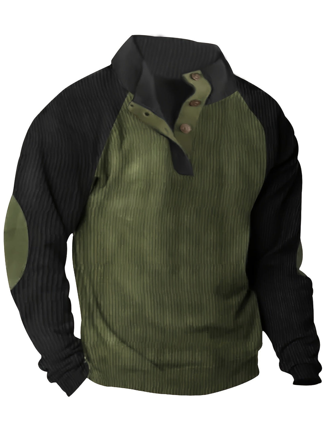 COLOR BLOCK KNIT SHIRT FOR MEN