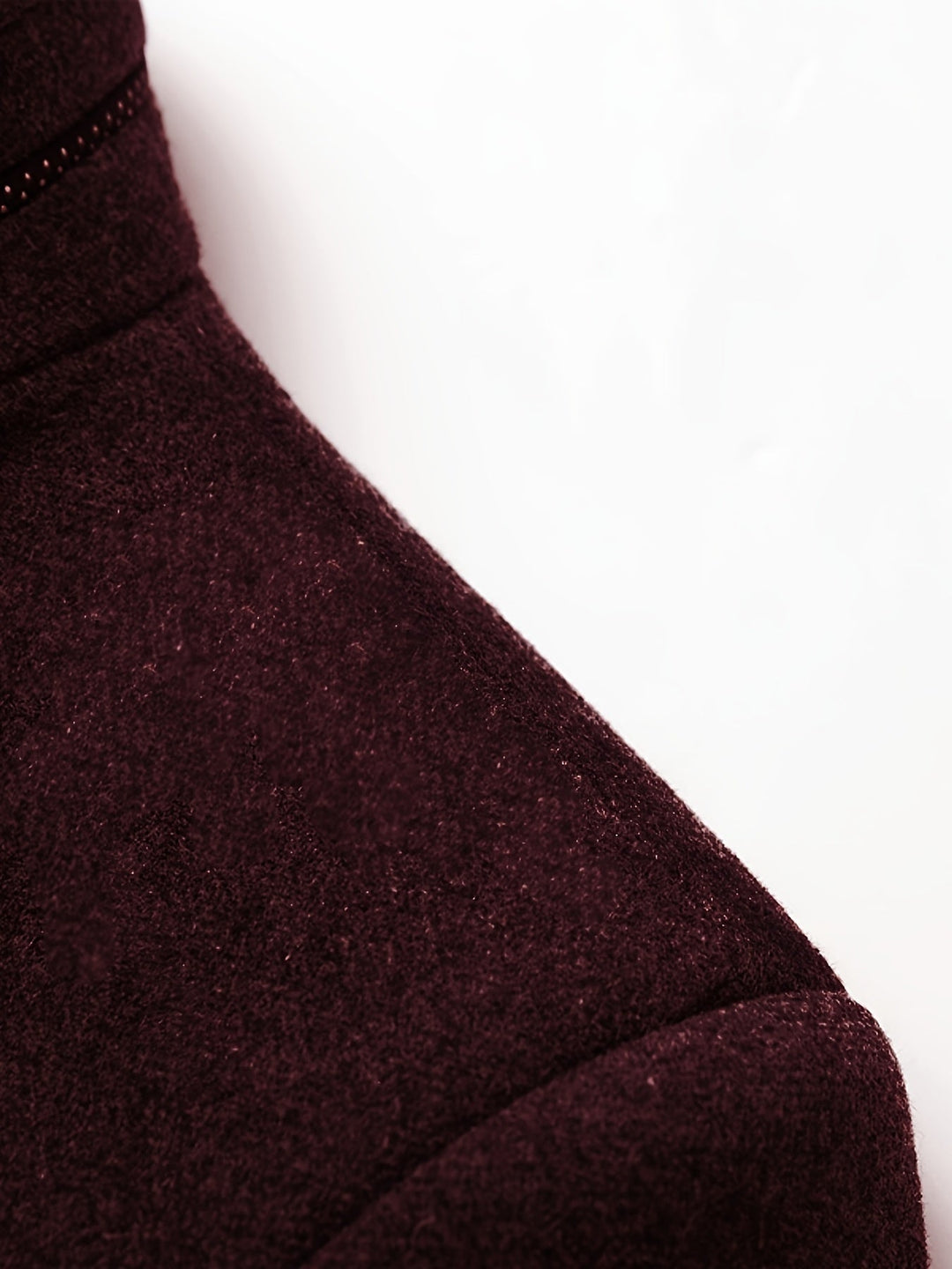 Men's Stand Collar Tweed Jacket