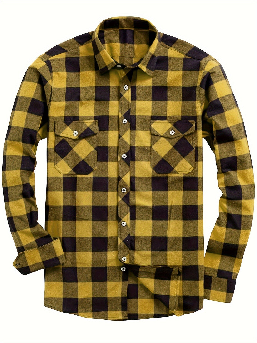 PLAID FLANNEL SHIRT FOR MEN