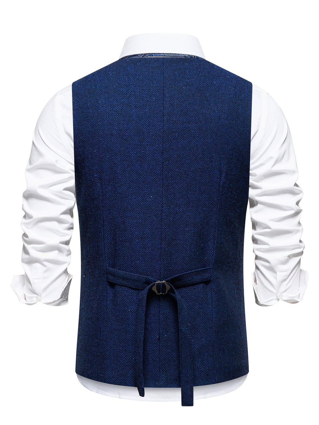 Men's V Neck Button Vest