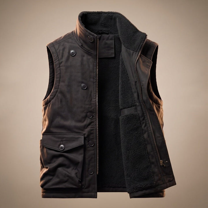 Hayes Asymmetrical Fleece Vest