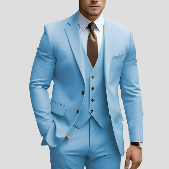 Men's Slim Fit Three-Piece Suit
