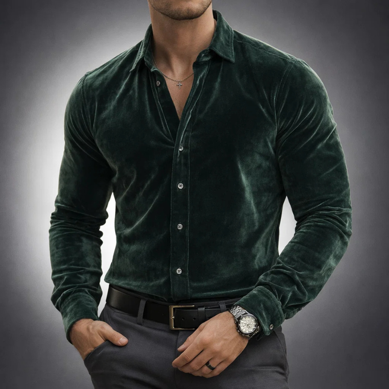VELVET SHIRT FOR MEN