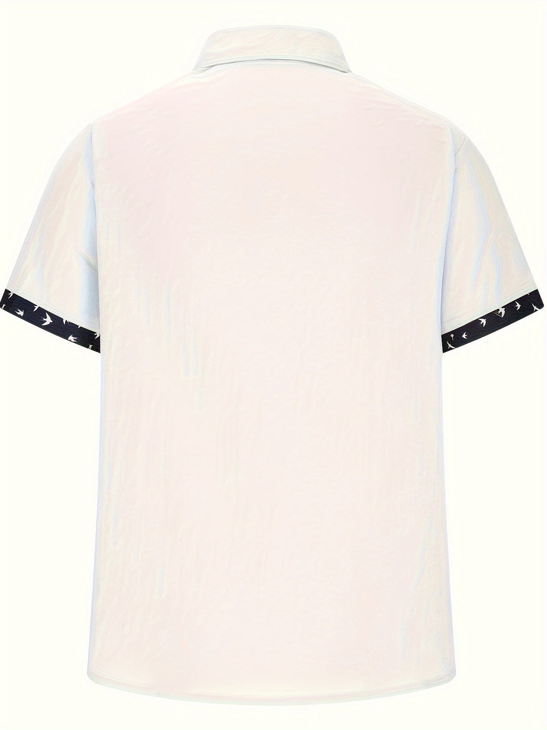Men's Linen Blend Lapel Shirt