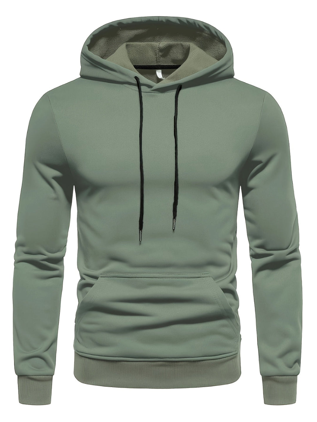 DRAWSTRING KNIT HOODIE FOR MEN