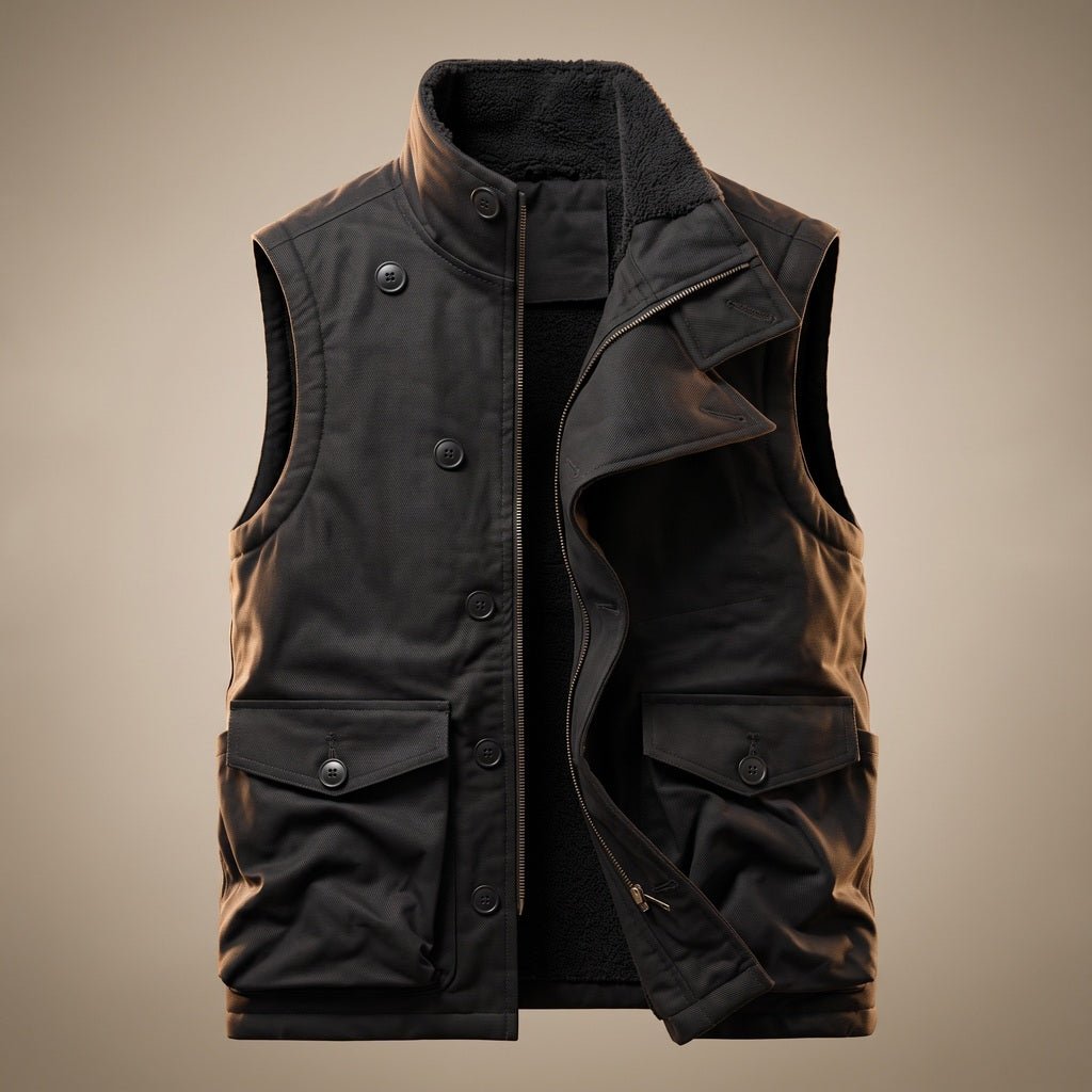 Hayes Asymmetrical Fleece Vest