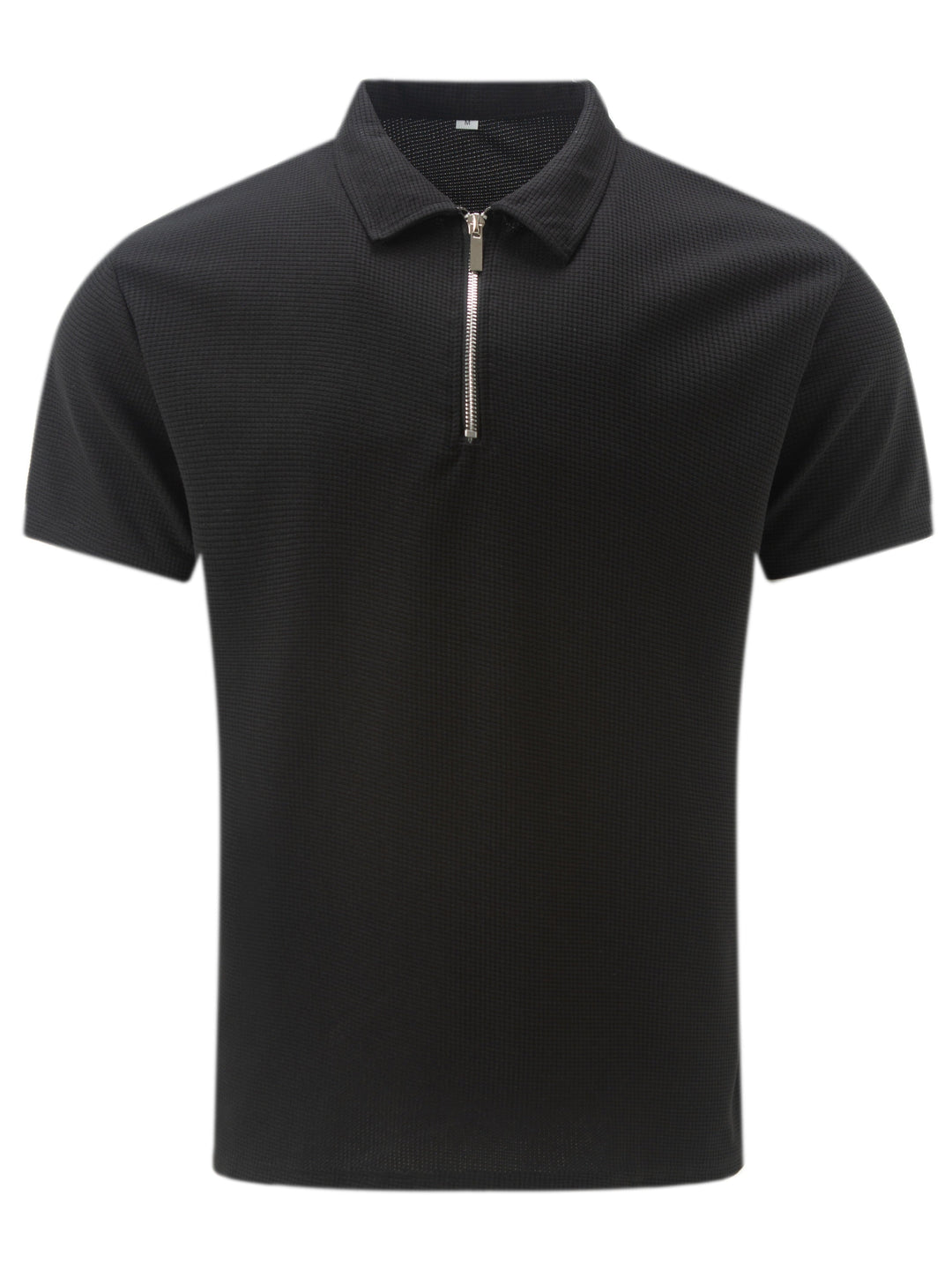 Men's Zipper Short Sleeve Shirt