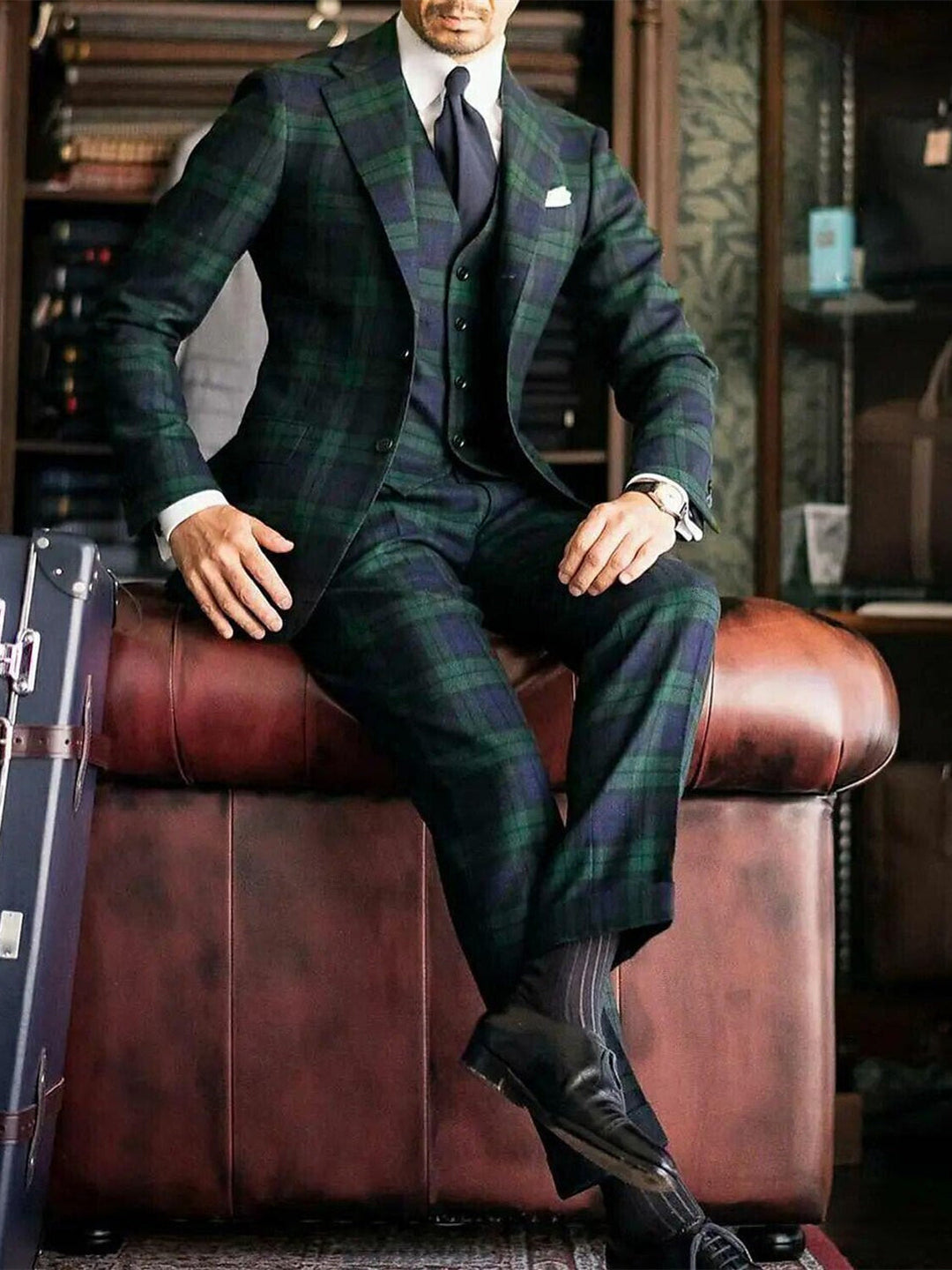 Men's Linen Three Piece Suit