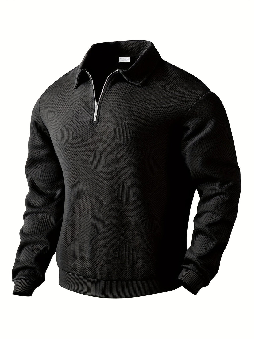 GEOMETRIC KNIT PULLOVER FOR MEN