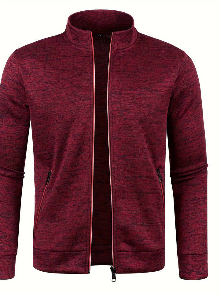 HIGH-NECK ZIP JACKET FOR MEN