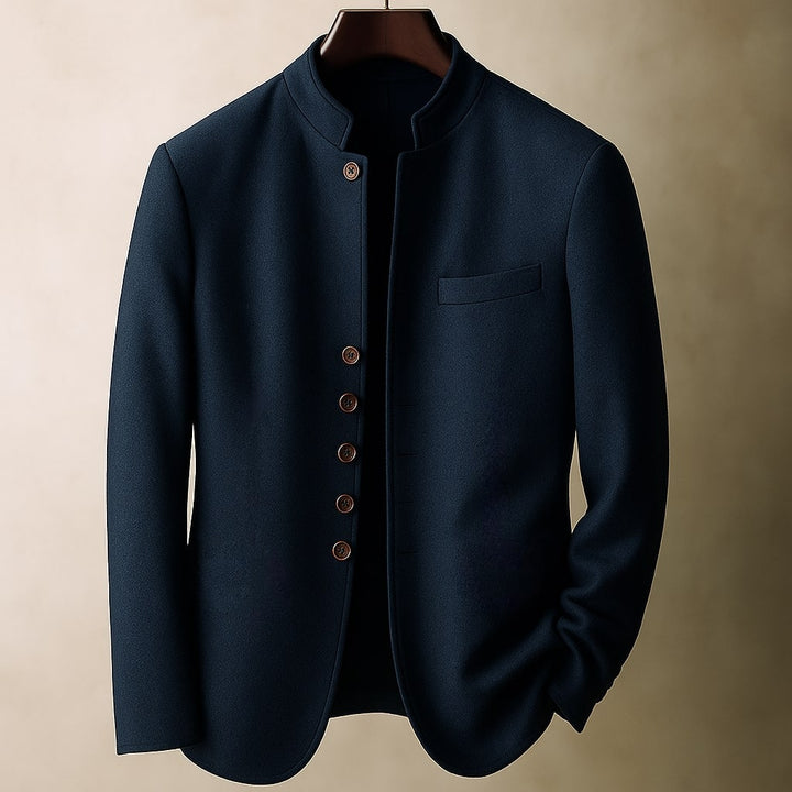 Matteo Wool Stand-Collar Jacket