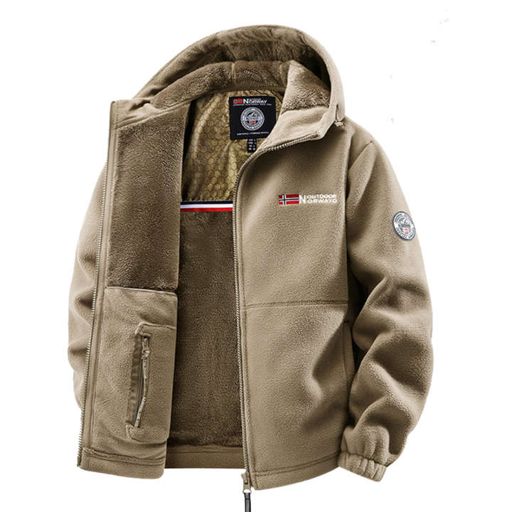 FLEECE LINED WINTER JACKET FOR MEN