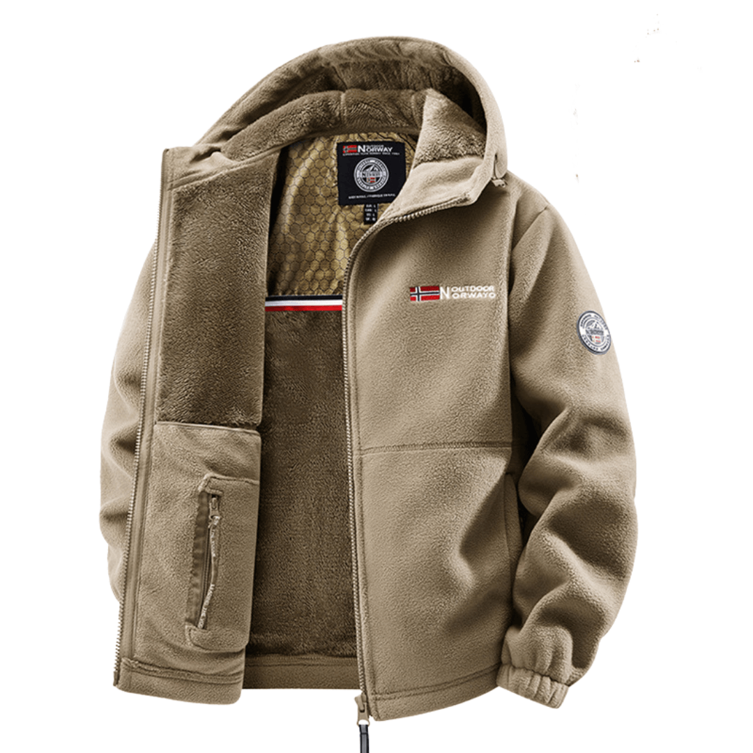 Men's Insulated Fleece Bomber Jacket