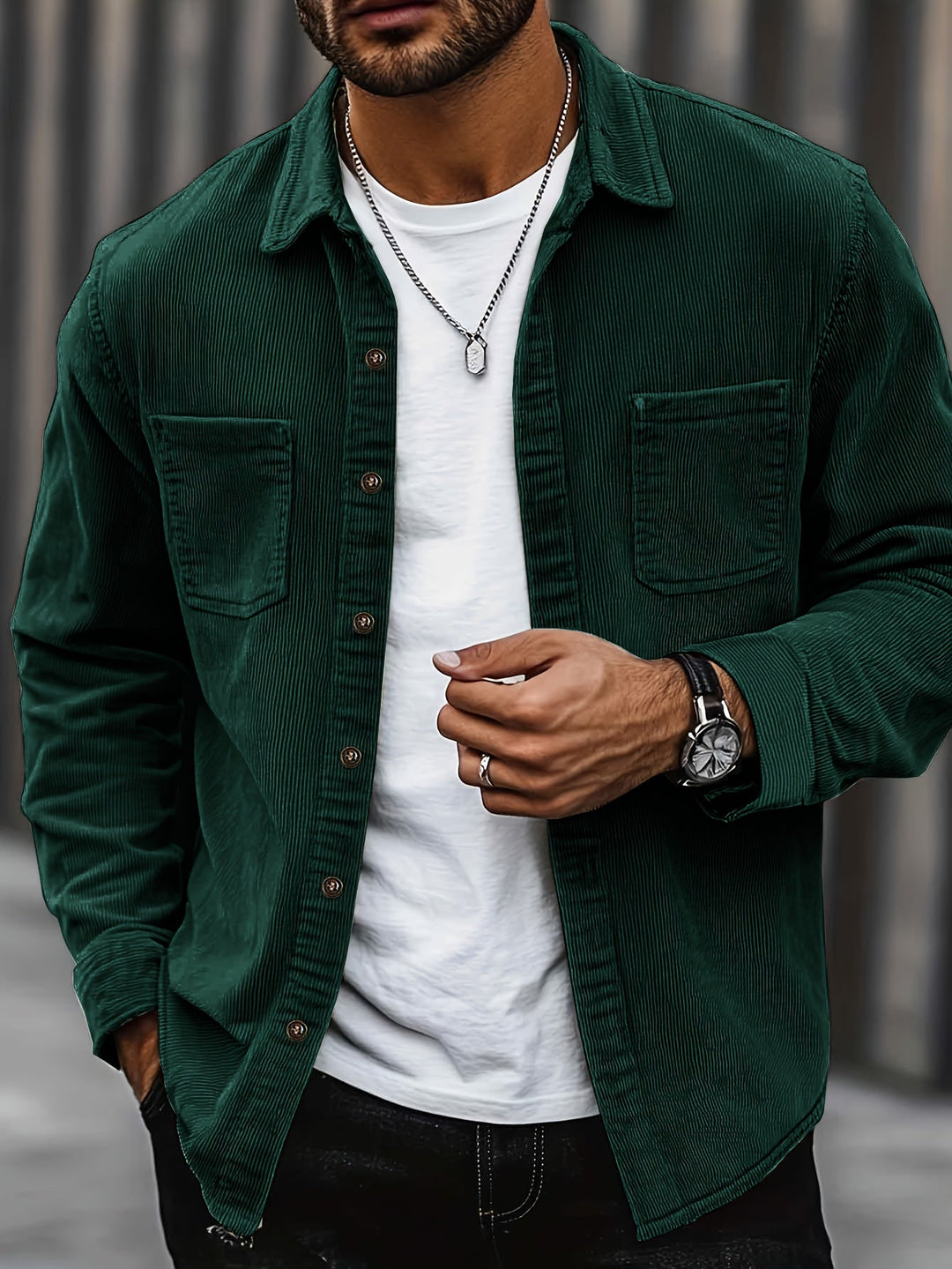 Men's Corduroy Overshirt