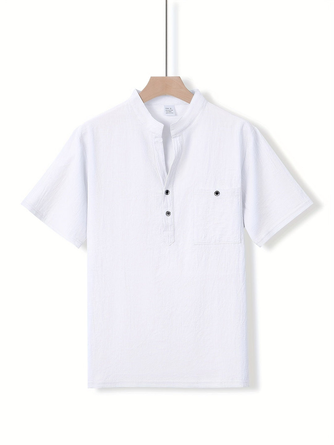 Men's Henley Cotton Shirt