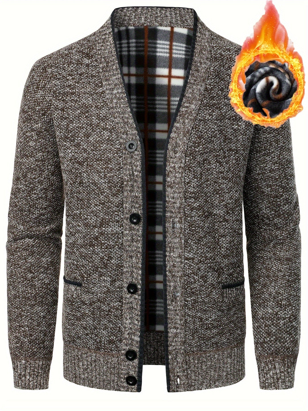 Men's Fleece Knit Cardigan