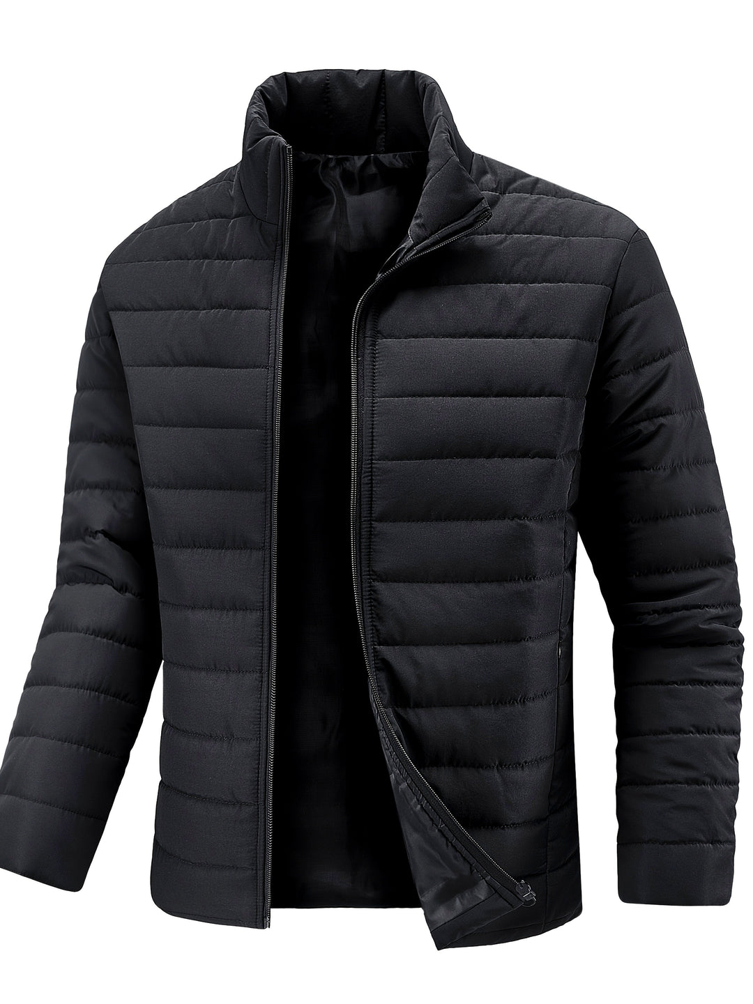 Men's Padded Stand Collar Coat