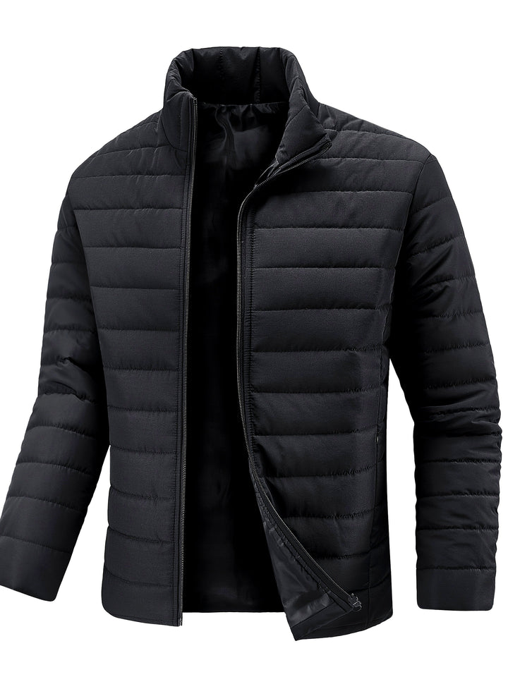 Men's Padded Stand Collar Coat