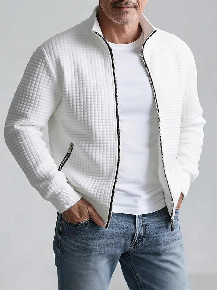 Men's Waffle Zip Jacket